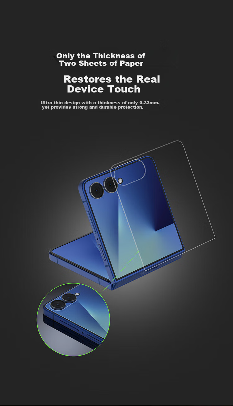 BELKIN Samsung Galaxy Z Fold8 Ultra Tempered Glass Screen Protector AR Anti-Glare Outer Screen Film Shockproof Scratch-Resistant 6