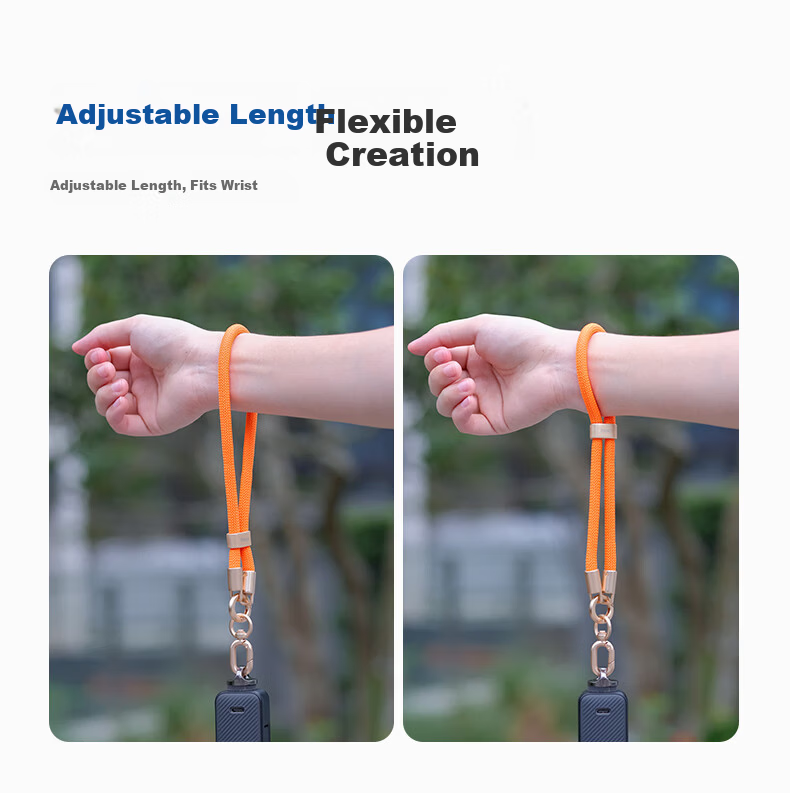 NEEWER Wrist Strap Lanyard for DJI Pocket 3/Action 4/5/Smartphone Sports Camera Portable Anti-Lost Anti-Drop Wristband Blue Pink 6