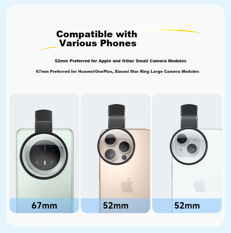 Zhiguozhe Selfie Screen Phone Rear Magnetic Projection Display Device Monitor Secondary Screen Wireless Image Transmission Live Streaming Vlog Selfie Mirror Multifunctional Reverse Screen Paipai Bao C 18