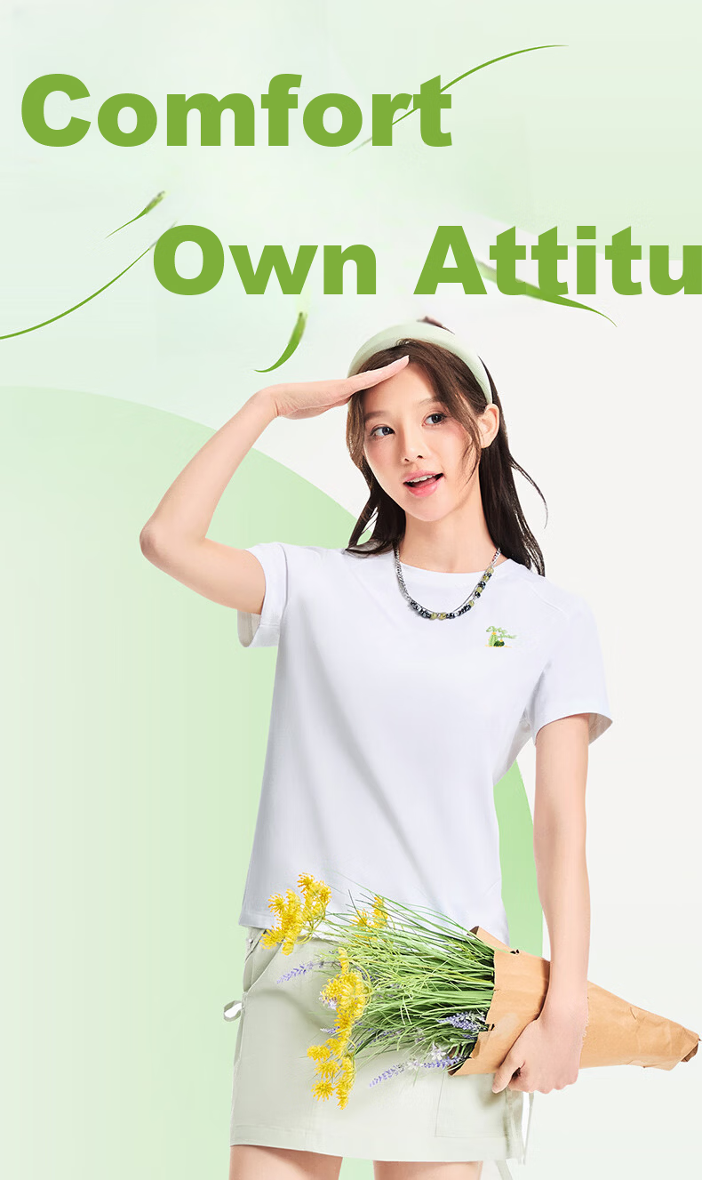 Erke Women's Crew Neck Short Sleeve Knit Shirt Summer Moisture-Wicking Quick-Dry Ice-Feel Sports Running T-Shirt Casual Base Layer Top 1