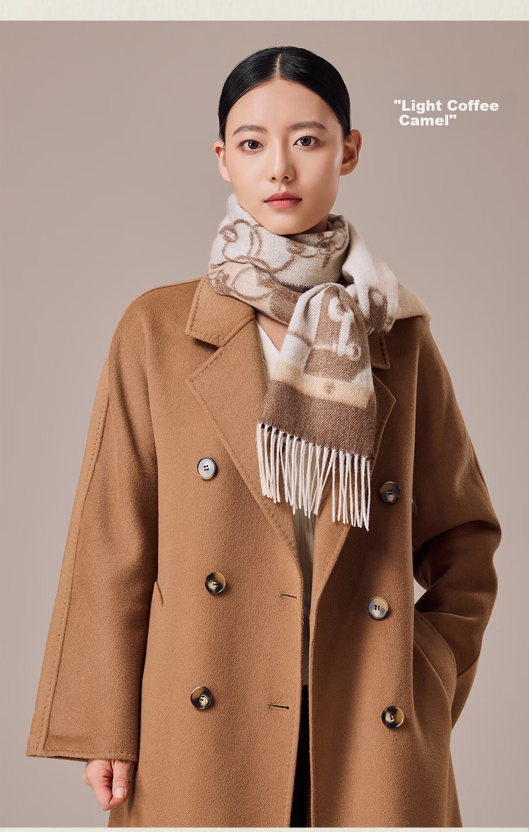 Shanghai Story 100% Cashmere Scarf for Women Autumn Winter New Extended Shawl Gift Box Mother's Day Birthday Gift for Mom 4
