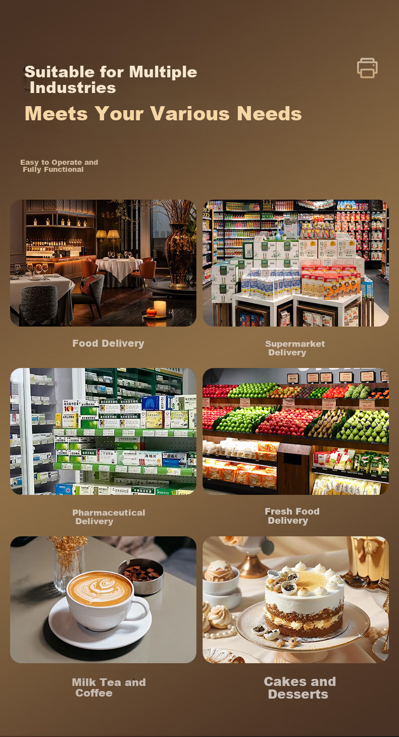 Fei Goose [Supports JD Takeout] Fully Automatic Order Receiving and Printing All-in-One 58mm Thermal Cloud Printer for Meituan and Ele.me Kitchen Front Desk 12