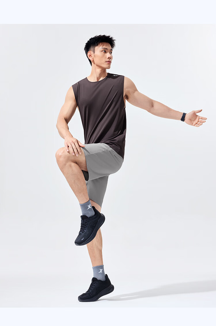 Xtep Quick-Dry Vest | Men's Breathable Summer Fitness Sleeveless Ice Silk Basketball Training Tank Top Sports Vest Shirt 22
