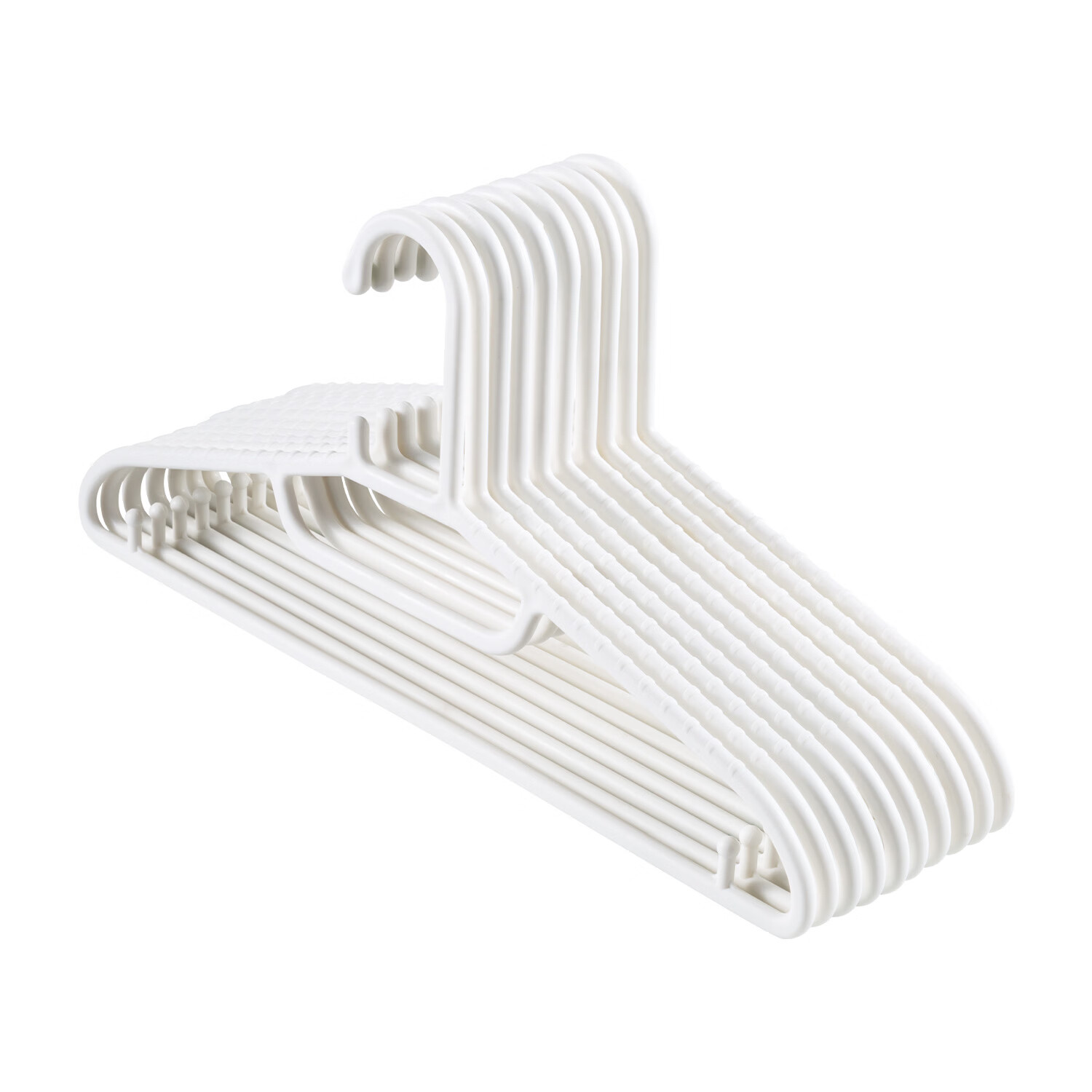 JD Original Non-Slip Hangers, Seamless Clothes Drying Rack, Wet And Dry Use, Household Clothes Drying Rack, Anti-Slip, 10 Pieces