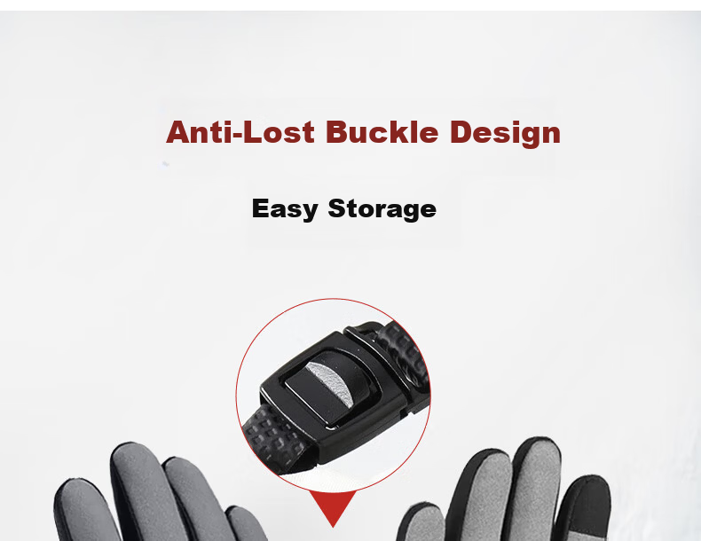 Woodpecker Winter Cycling Gloves Unisex Outdoor Touchscreen Waterproof Windproof Warm Fleece Lined Sports Gloves for Motorcycle and Electric Bike 15
