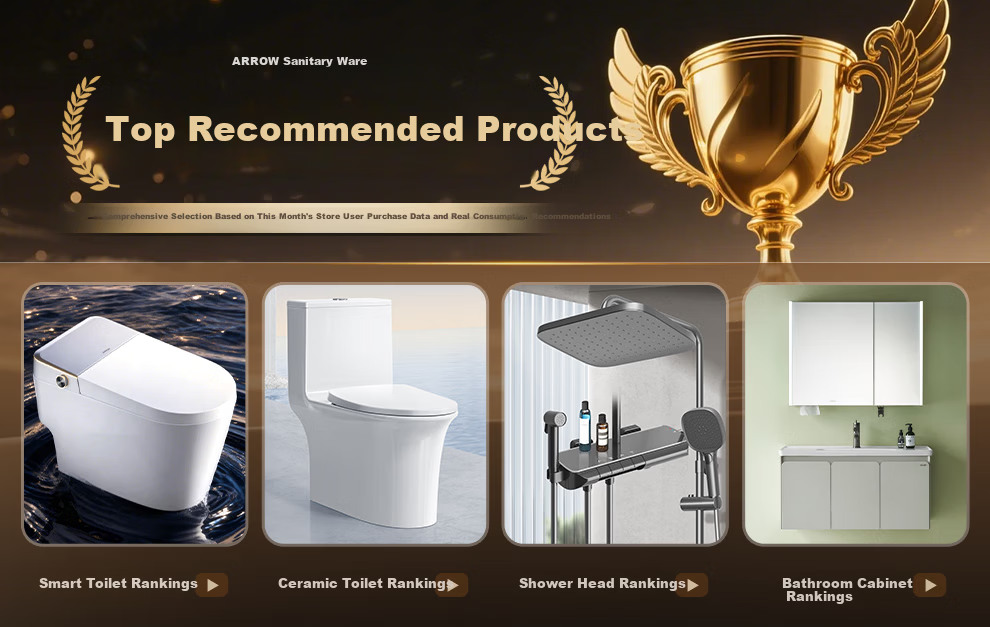 ARROW K150 Shower Set Three-Function Pressurized Spray Head Piano Key Giant Screen Top Spray AE33192MZCP 1
