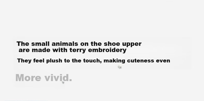 Jiao Nei [Wang Yibo Edition] Plush 520H Zoo Theme Unisex Slippers Warm Antibacterial Odor-Resistant Autumn Winter 12