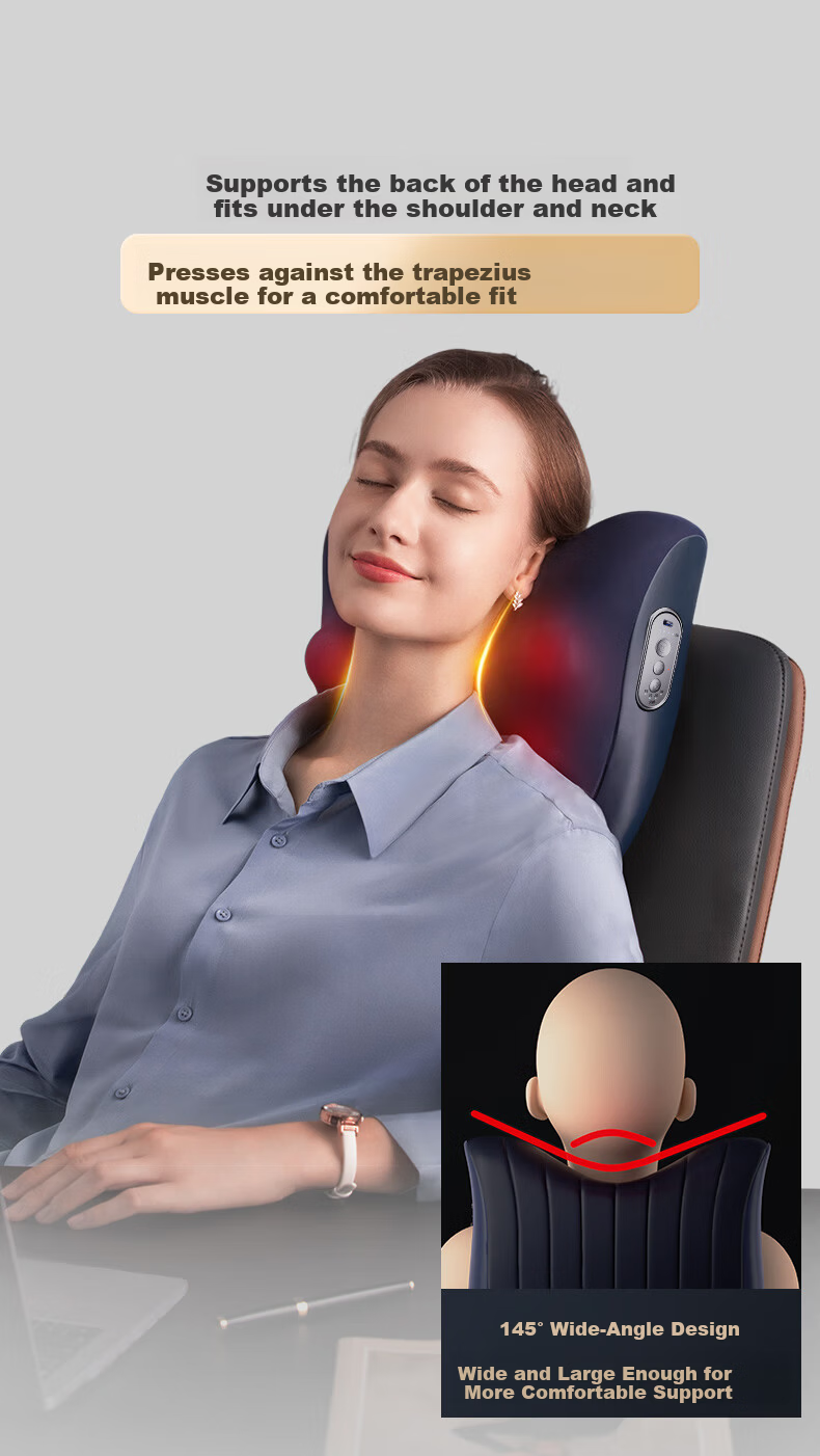 Westinghouse BX3PLUS Waist Massager Neck and Shoulder Cervical Spine Massager Full Body Back Massage Cushion Practical Valentine's Day Gift for Parents, Wife, Girlfriend - Cocoa White 10