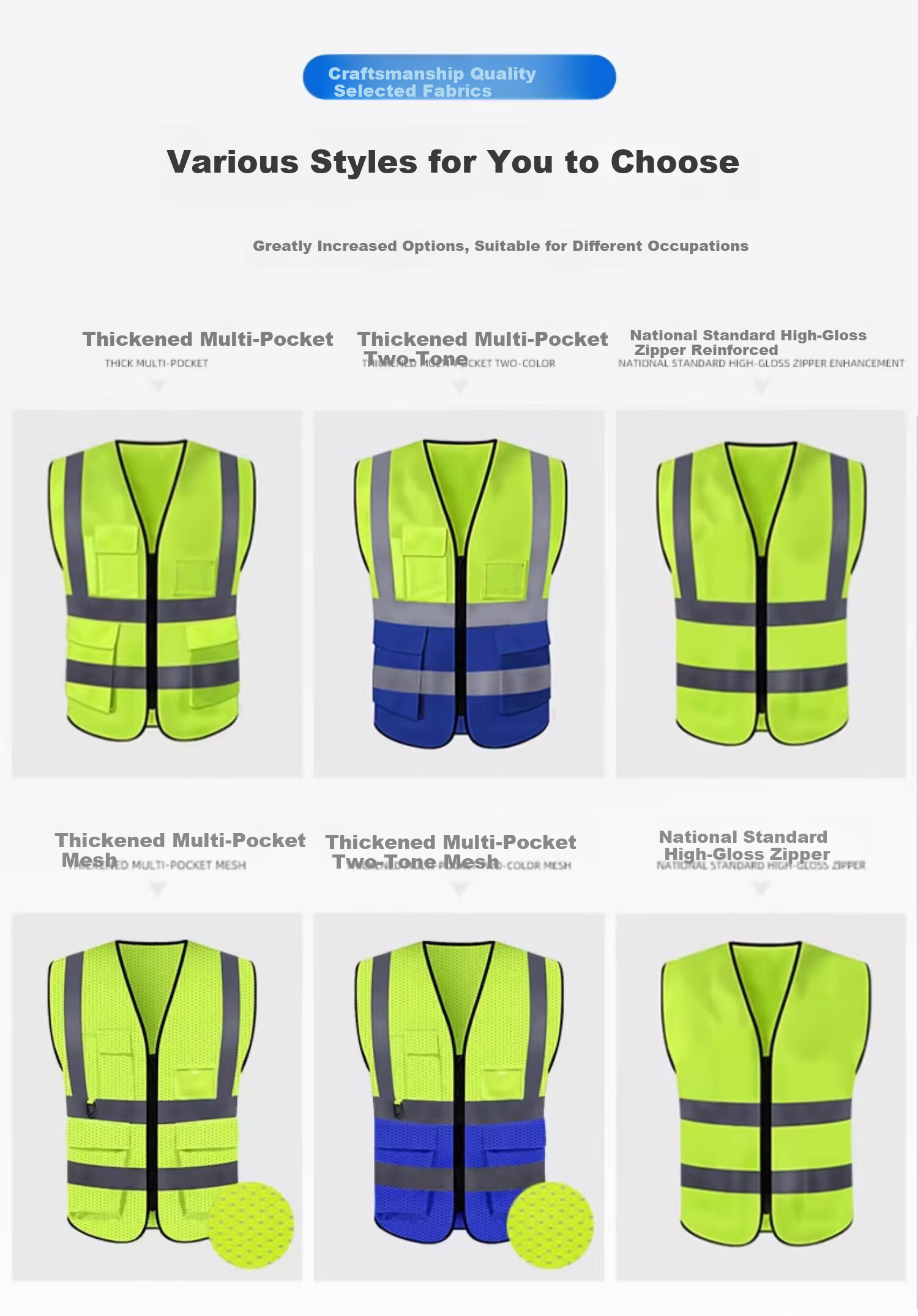 George Barton Reflective Vest Construction Safety Vest Traffic Engineering Breathable Inspection Reflective Workwear Multi-Pocket Fluorescent Yellow 3XL【Beijing Warehouse Next Day Delivery】Same Day Sh 9