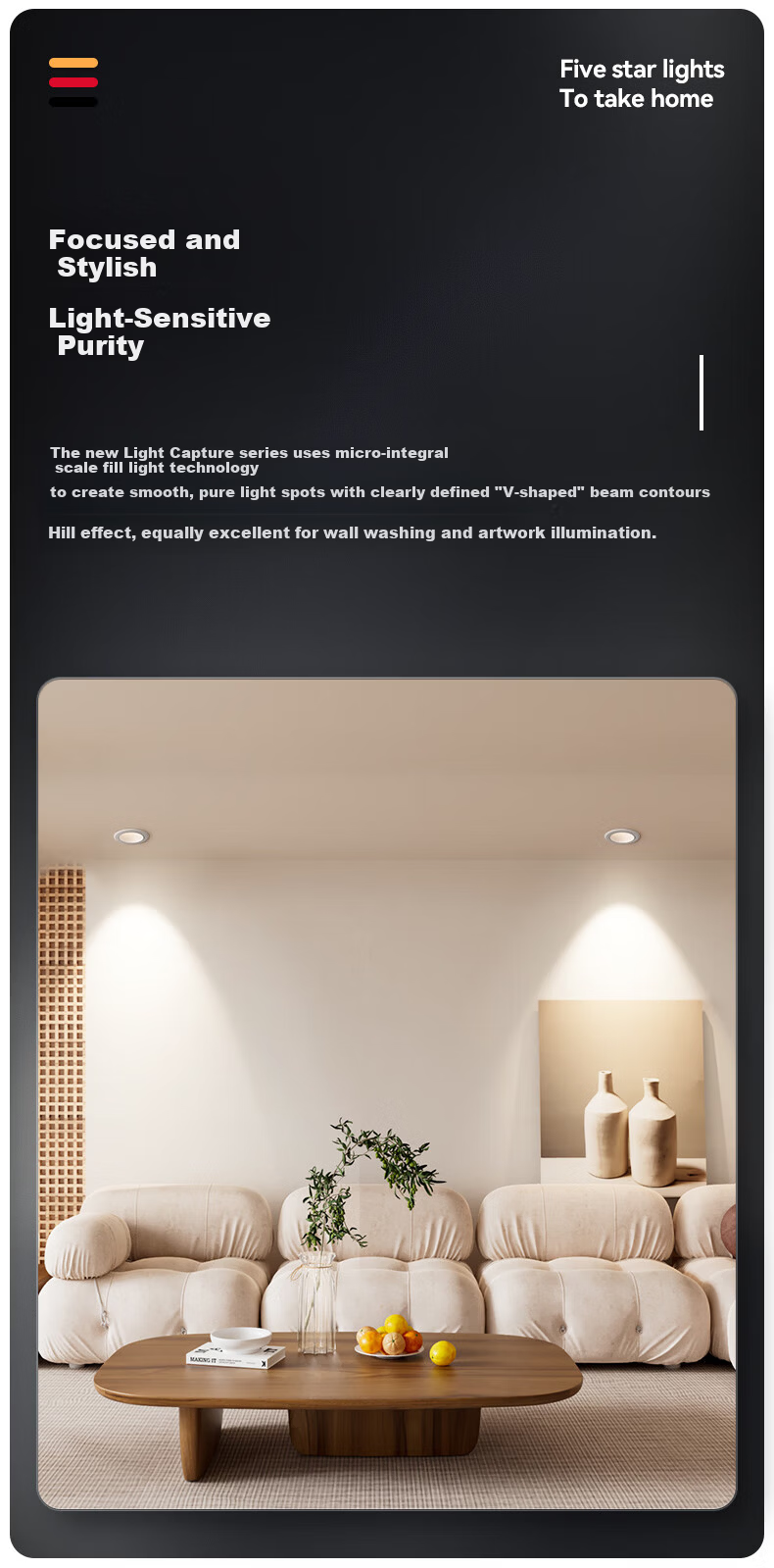 CDN COB Embedded Downlight Ceiling Edge Pendant Anti-Glare Home Non-Main Light Lighting 9W 4000K White Cover 2