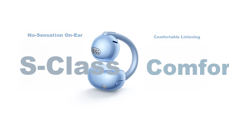 BASEUS [Latest Model 2026] MC2 S Comfortable Ear Clip Bluetooth Headphones, Open-Style Non-In Sports Call Noise Reduction AI Translation Long Battery Life Phantom Black 10