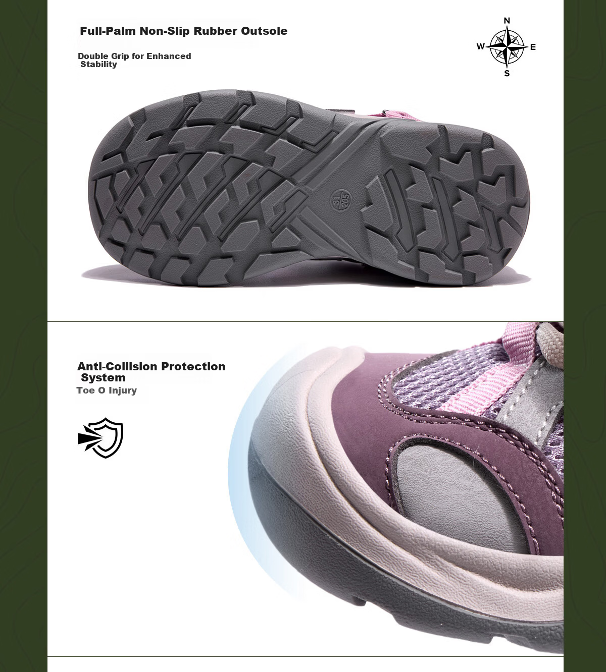 Camel Kids Outdoor Casual Shoes Spring Summer Mesh Breathable Non-slip Hiking Shoes Fashion Colorblock for Older Children 10