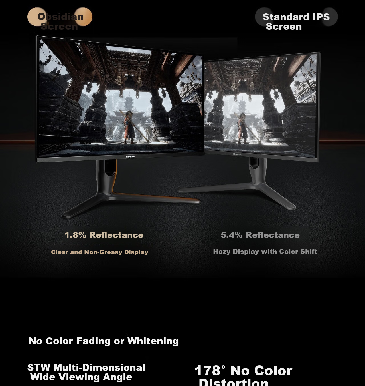 Hisense G7 Ultra 27-inch 3A Original Picture Obsidian Screen 1152-Zone MiniLED DP2.1 4K 160Hz Dual Mode 320Hz Moonshadow Gray Gaming Monitor 11