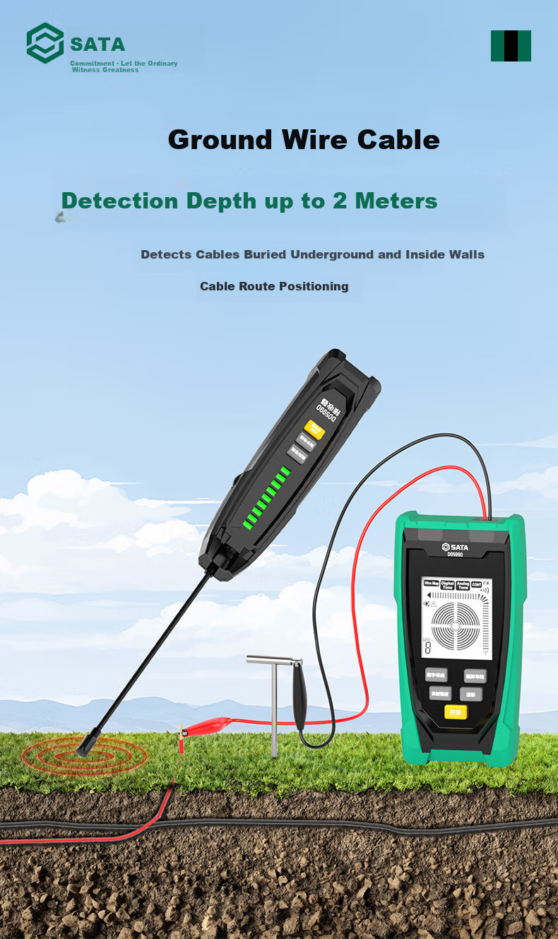 SATA Cable Wire Tracker Breakpoint Short Circuit Detector Multifunctional High Power Lithium Battery Charging Line Tester D05990 4