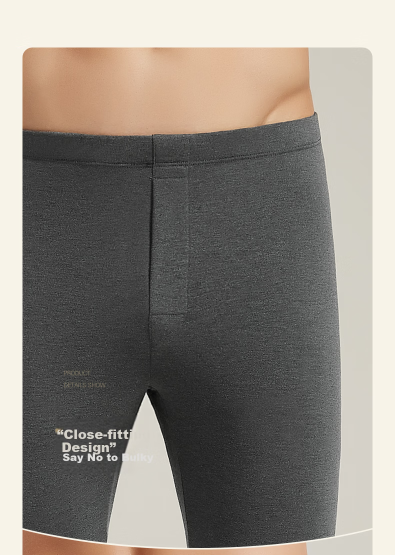 Hengyuanxiang [Winter Bestseller] Thermal Pants, Cotton Pants for Men And Women, Brushed Autumn Pants, Men's Autumn And Winter Fleece Pants, Double-Layer Knee Protection, Cold-Resistant 9