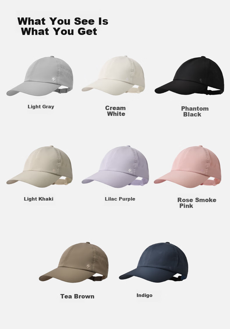 Kenmont Couple Lightweight Breathable Sun Protection Baseball Cap Dopamine Running Large Head Circumference Sun Hat KM-6118 5