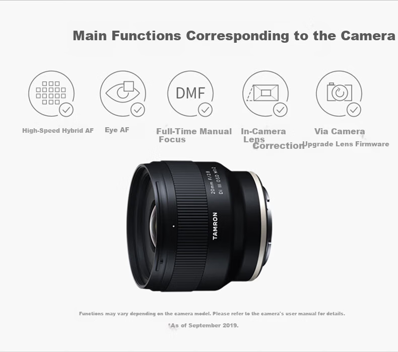 Tamron 20mm F/2.8 Di III OSD M1:2 Macro Sony Full-Frame Mirrorless Wide-Angle Prime Lens for Landscape Architecture Street Photography Sony E-Mount Youth Edition 11