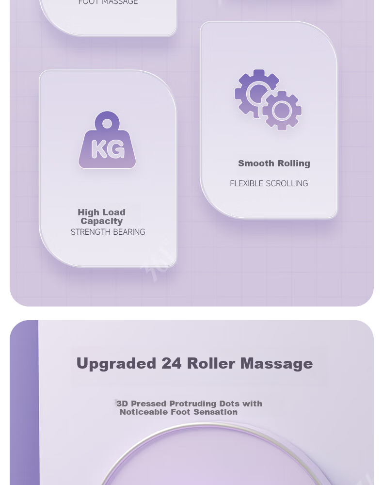 361° Foot Massager Roller Acupressure Foot Massage Board Reflexology Bead Foot Therapy Scraper for Home Use 3