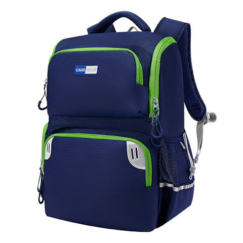 CAMS Suspended Weight Reduction Backpack for Grades 1-3 Large Capacity Lightweight Spine-Protecting Schoolbag for Boys And Girls S03905S