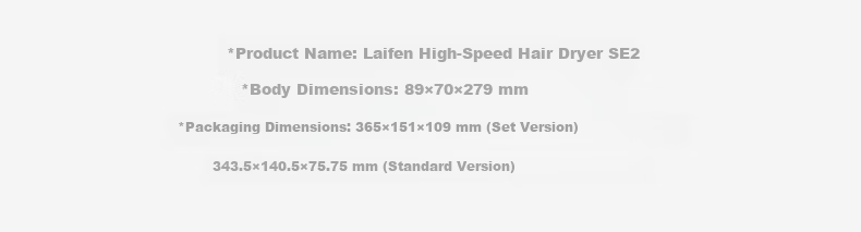 Laifen High-Speed Hair Dryer SE 2 + Sonic Electric Toothbrush SE New Year Combo Fast Drying Hair Care Low Noise Comfortable Teeth Cleaning White 13