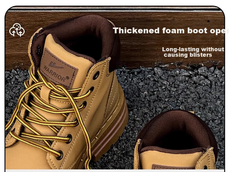Warrior Women's Martin Boots Spring Summer British Style Hiking Work Short Boots 1327 Camel Size 35 28