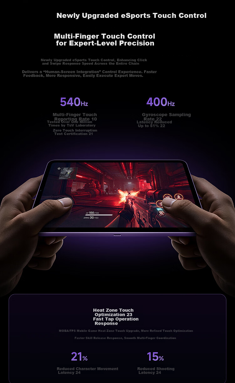 MI Redmi Pad REDMI K Pad 2 8.8-inch Gaming Tablet 3K Display Dimensity 9500 Deep Black 16GB+256GB [New Configuration] Mini Tablet 20