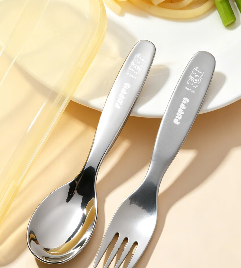 Food Grade 304 Stainless Steel Corn Fiber Double-Layer Children's Cup with Handle for Kindergarten Baby 2
