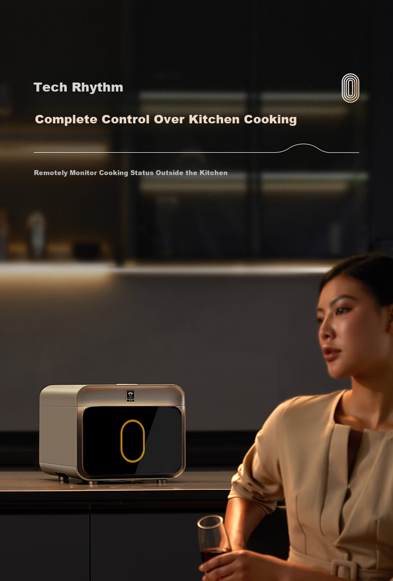 Kambach Rice Cooker 0 Coating Pure Titanium Inner Pot IH Induction Heating Smart Rice Cooker Baby Grade Multifunctional Household 2-8 People Non-Stick High Power Pro Star Gold 3L 13