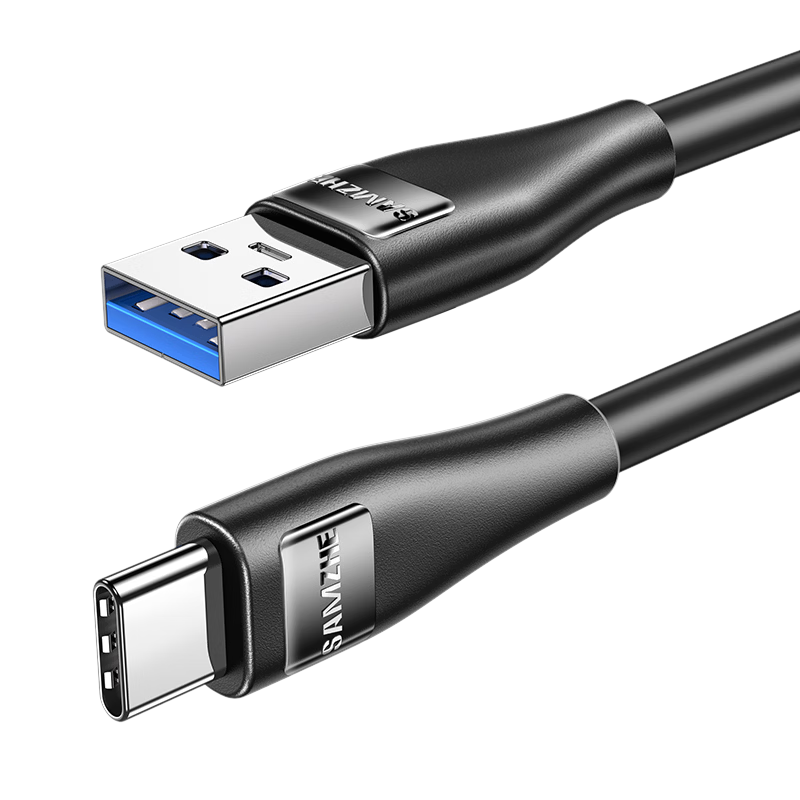 Sanze USB 3.2 Type-C Data Cable Charging Cable USB-C Transmission Cable for Hard Drive Apple iPhone 17/16/15 Huawei Phone Tablet Laptop Car Use 1.5m