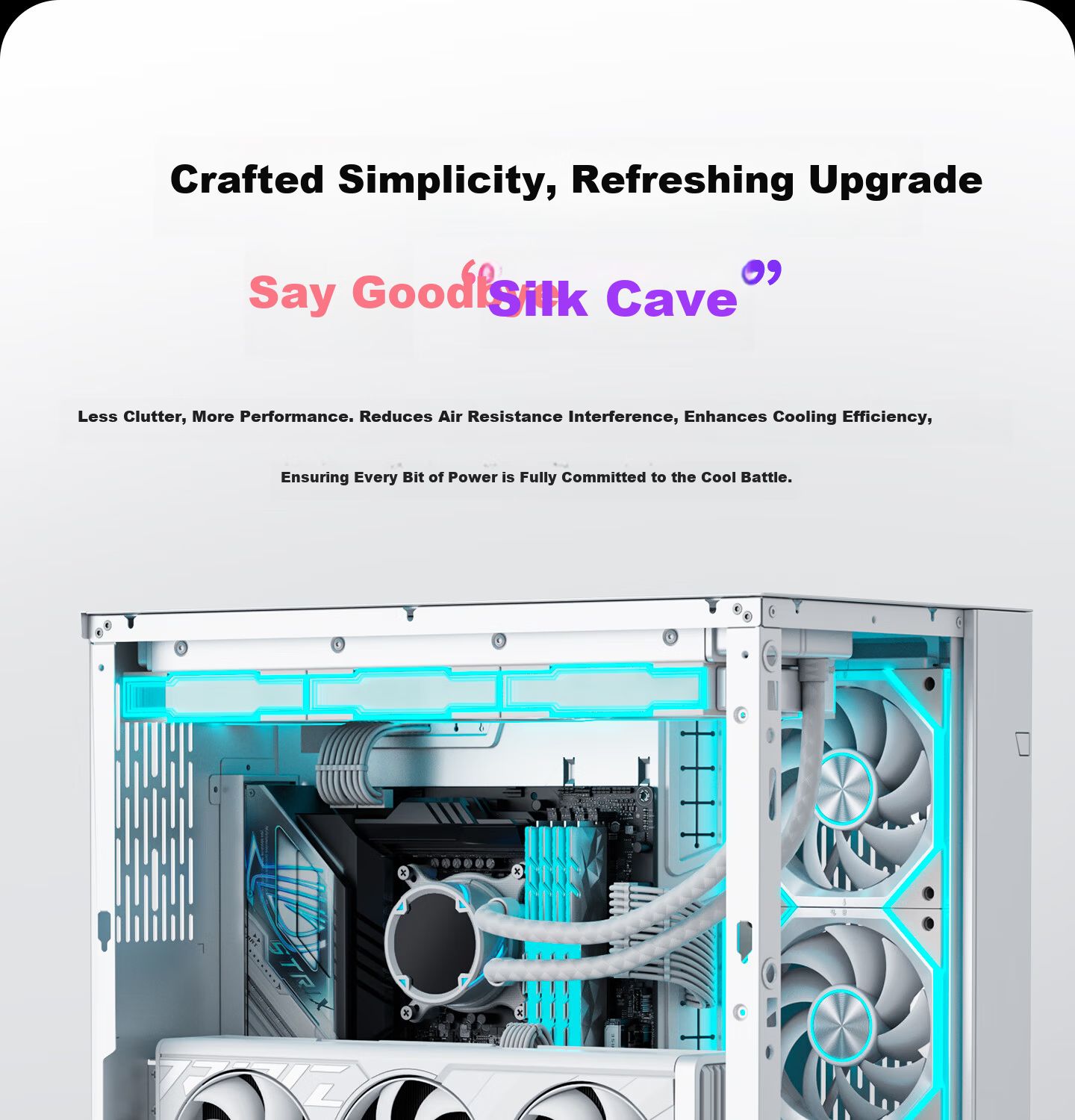 JEYI PC Case Building Block Fan ARGB Motherboard Sync PWM Temperature Control Noise Reduction Anti-Vibration Feet Infinite Lighting Effects Silent Cooling Computer Case Cooler 12