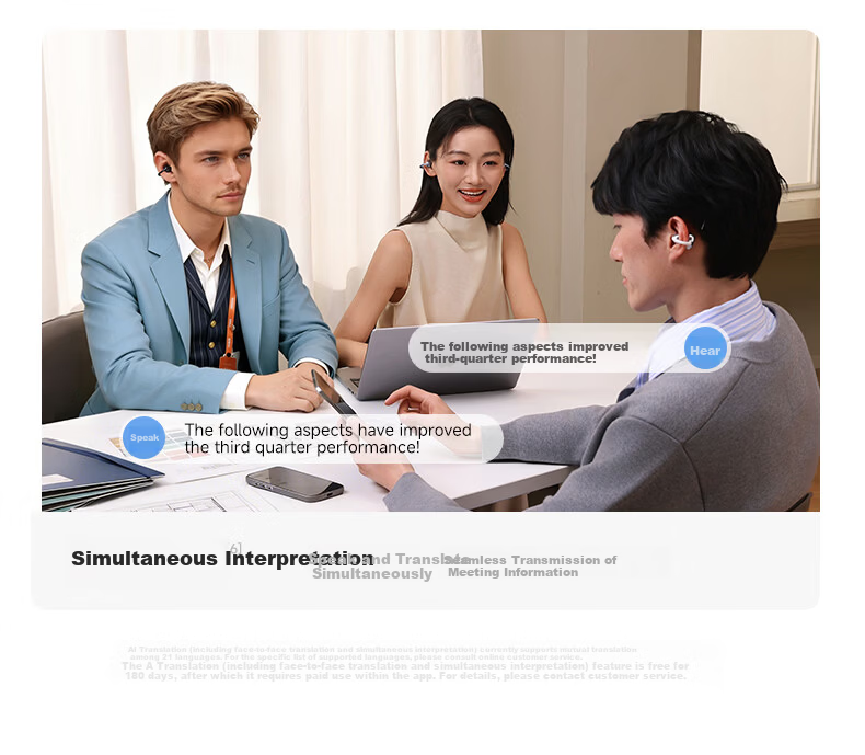 BASEUS [Latest Model 2026] MC2 S Comfortable Ear Clip Bluetooth Headphones, Open-Style Non-In Sports Call Noise Reduction AI Translation Long Battery Life Phantom Black 36