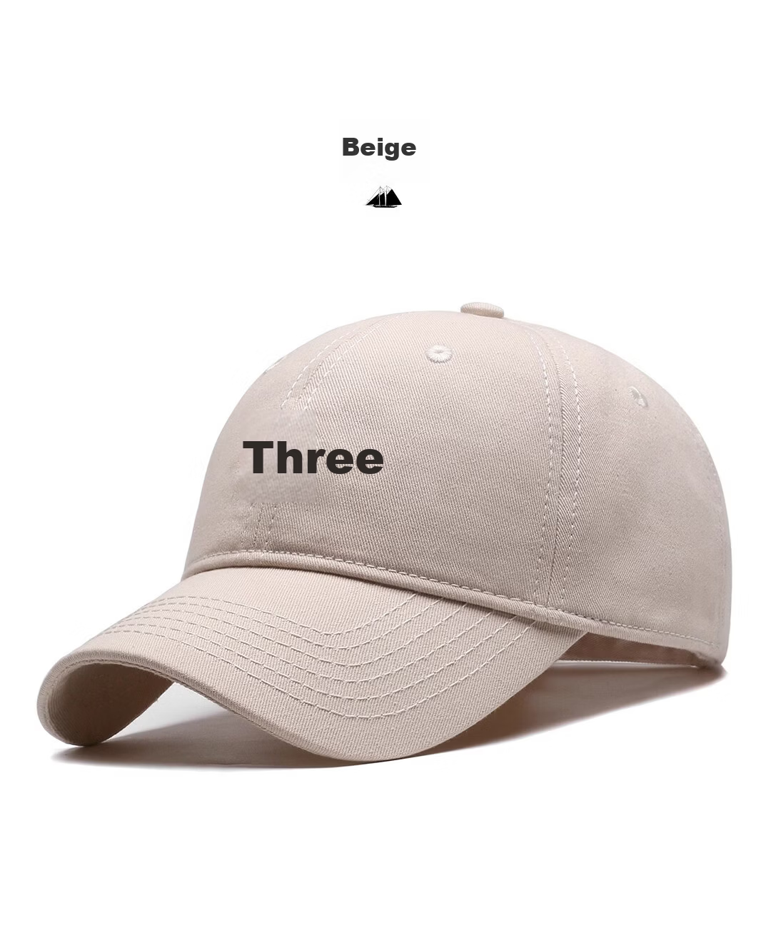 Miiow Men's Cotton Baseball Cap Large Size Big Head Circumference Unisex Duckbill Hat Trendy Sunshade Black-Red Three Stripes 16
