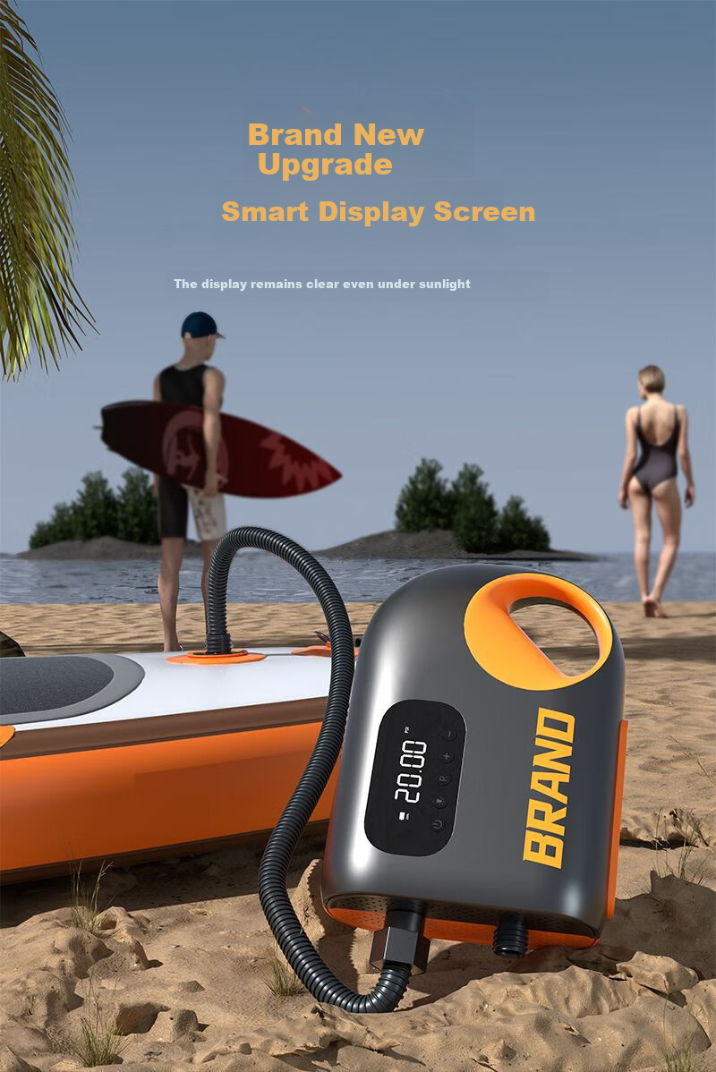 Jiweixi High-Pressure Electric Air Pump for SUP Paddle Board Camping Surfboard Kayak Inflatable Boat Raft 8