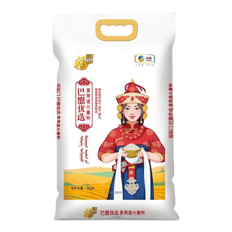 福临门巴盟优选多用途小麦粉10斤 包子饺子各种面食