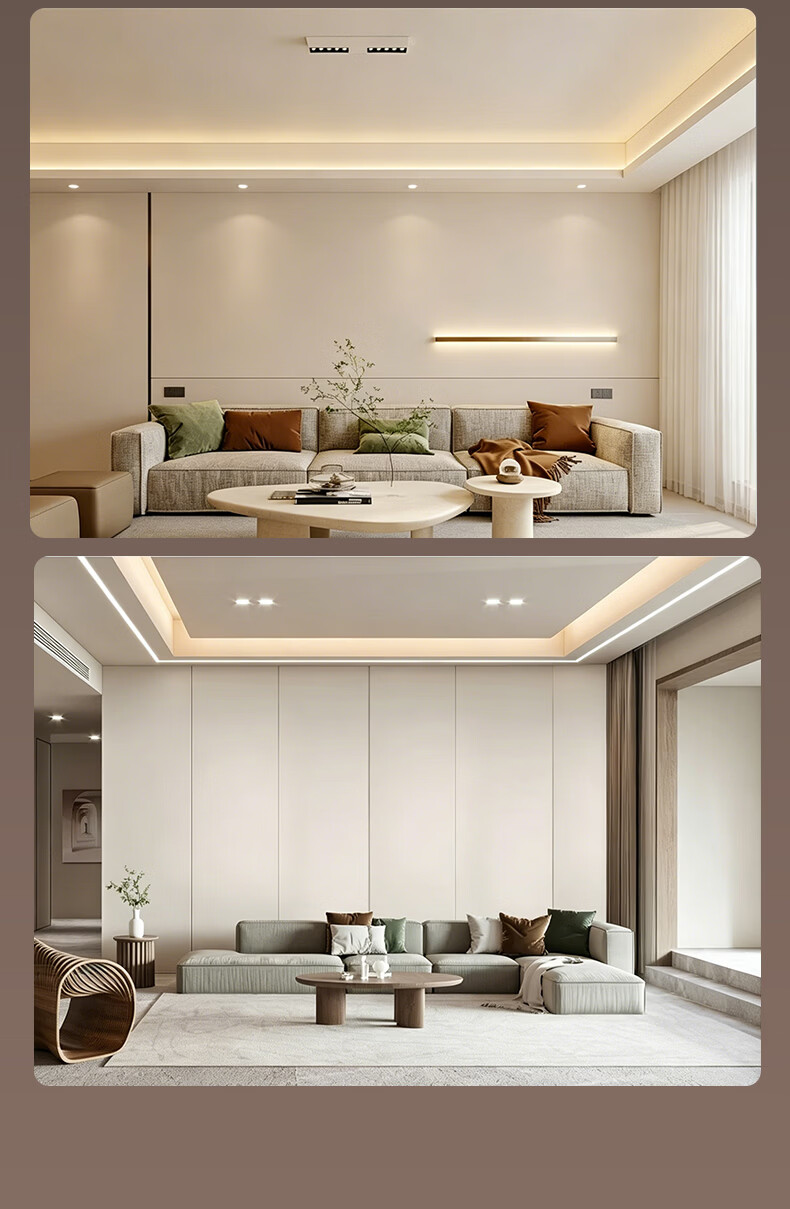 Foshan Lighting (FSL) LED Recessed Downlight Ceiling Spotlight Full Aluminum All-White 5 Inch 16W Cutout 140-150mm Warm White (4000K) 12