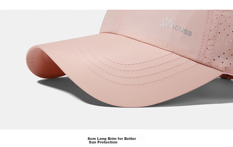 CACUSS Summer Breathable Mesh Baseball Cap for Women Outdoor Lightweight Sun Hat Fashionable Black 21