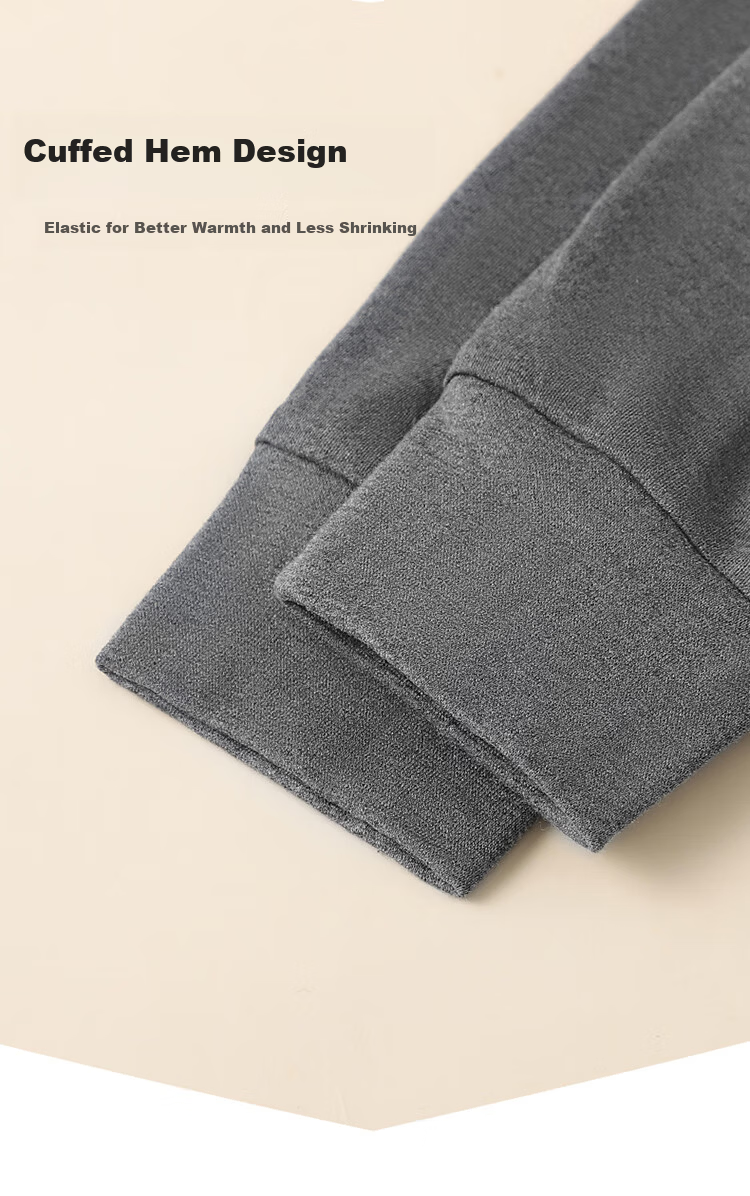 LangSha [Fall New Arrival] Plus Size Men's Thermal Underwear, Pure Cotton Autumn And Winter Long Johns, Thin Warm Base Layer Pants 13