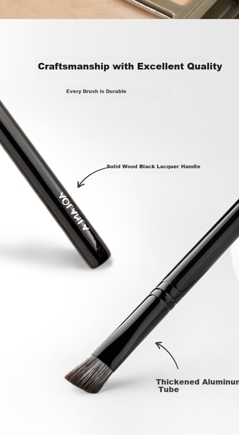AOLANLA Triangle Highlight Brush Contour Concealer Precision Nose Shadow Makeup Brush for Eye Inner Corner and Mouth Corner Brightening 7