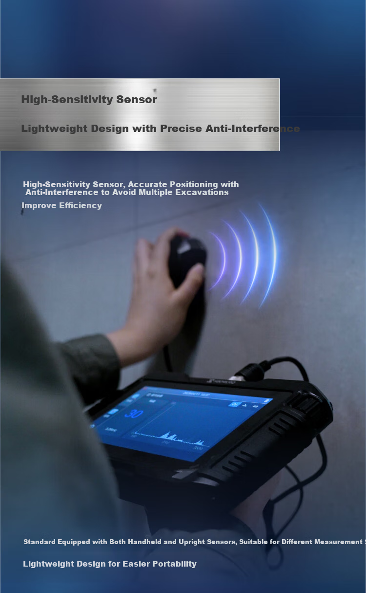 HIKMICRO Leak Detection AI High-Precision Water Leak Locator for Pipes and Underfloor Heating A5 5