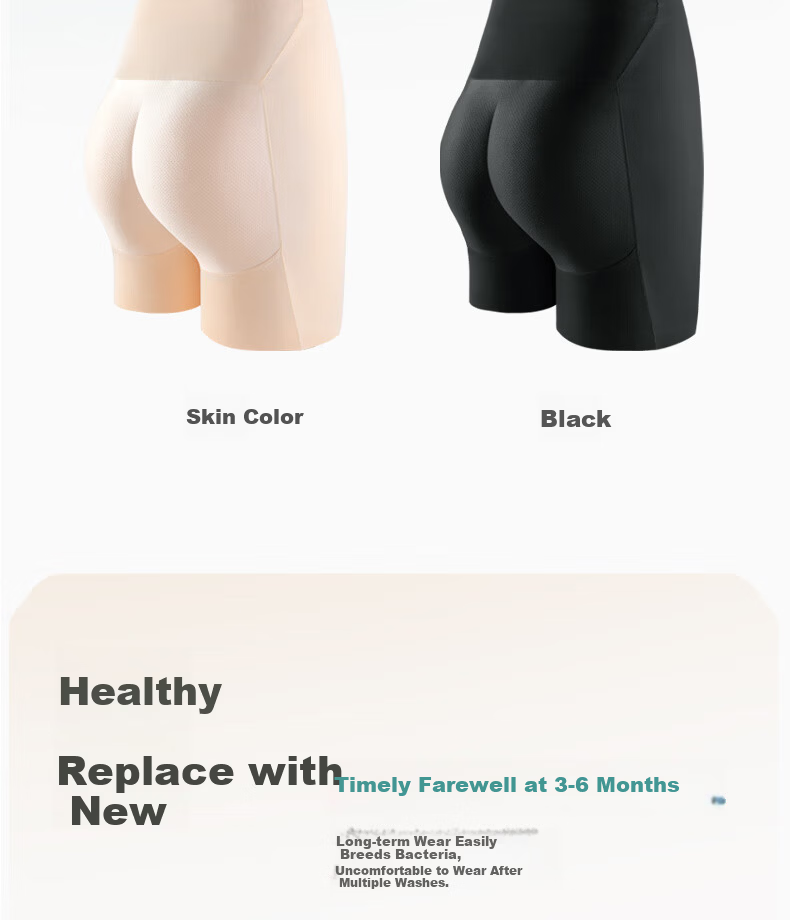 Jindu Tummy Control And Butt-Lifting Underwear, Fake Buttocks, Peach-Shaped Butt, Seamless, Butt-Lifting Device, Hip Enhancing, Waist Slimming, High-Waist, Skin Color, XL 17