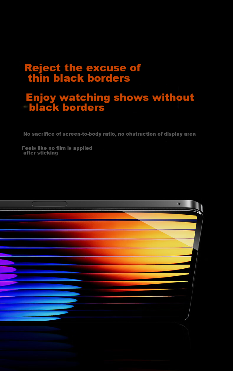 COOLSTART Tempered Glass Screen Protector for Xiaomi Redmi Pad REDMI K Pad 2, 8.8-Inch Tablet Protective Film, Gaming Electroplated Anti-Fingerprint HD High Transparency Shatterproof Quick Installation Film 6