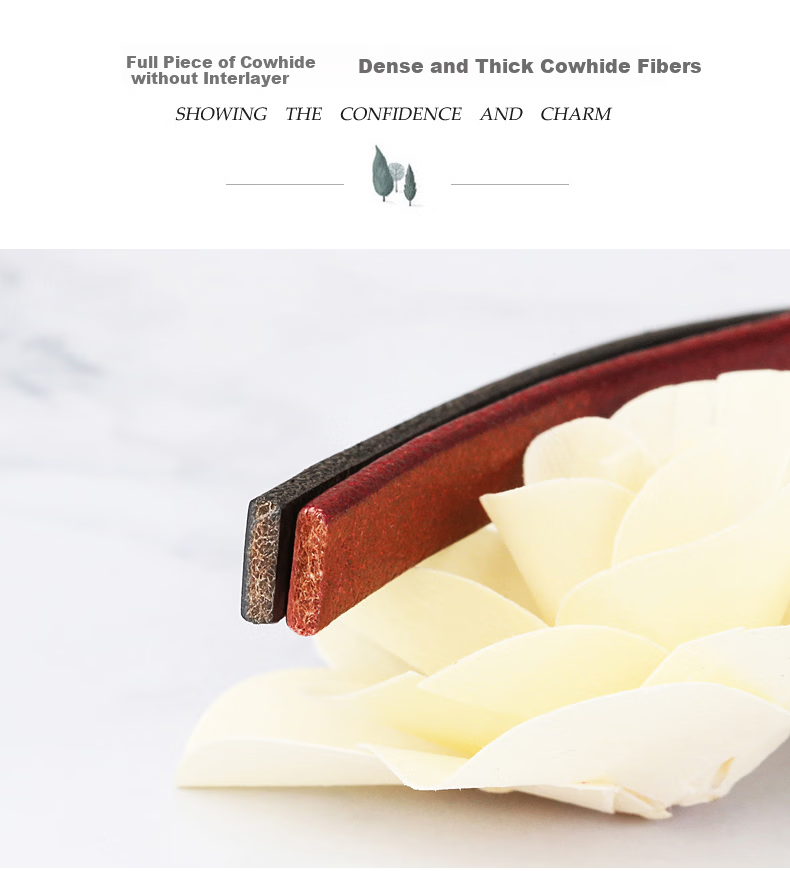 Viney Women's Genuine Leather Belt Decorative Waistband for Skirts and Sweaters Casual Stylish Birthday Gift 8