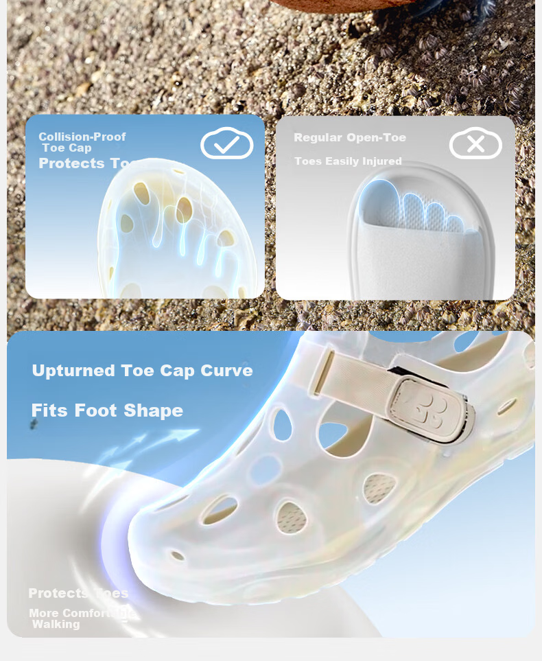 Kocotree KK Tree Kids Ventilated Non-Slip Lightweight Beach Water Shoes for Boys and Girls Parent-Child Model 14