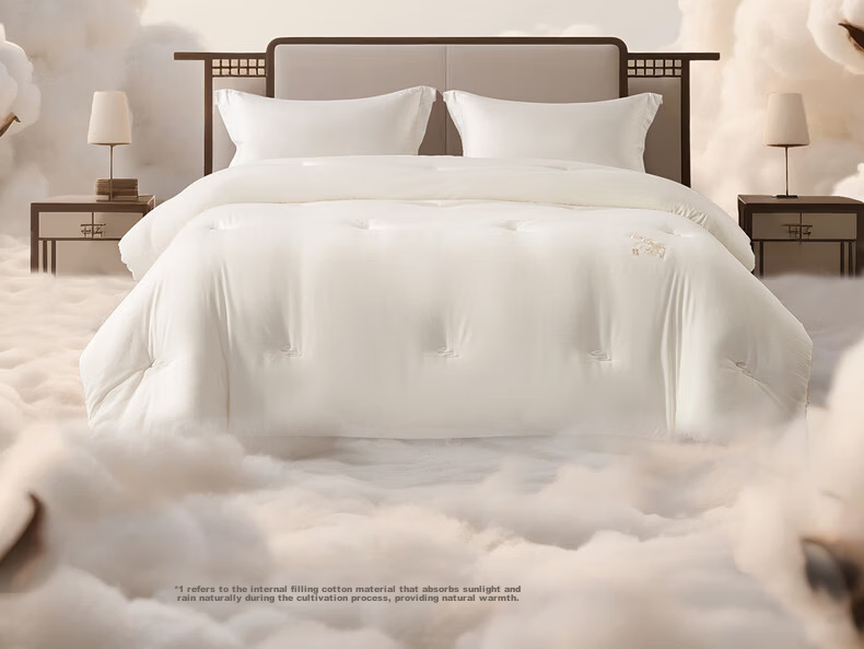 Bellees Home Textile Cotton Quilt 100% Cotton Core A-Class Antibacterial Xinjiang Cotton Four Seasons Quilt Approx. 5 Jin 220*240cm 2
