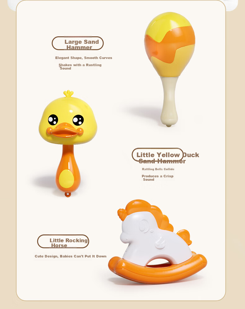Embei Family Infant Baby Toy Newborn Gift Box Rattle 0-6 Months 1 Year Children's Day Gift 13