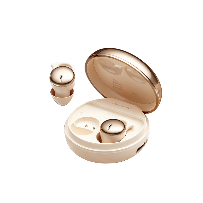 Chengao Sleep Headphones Deep Sleep Pod Bluetooth Earphones Side Sleep Wireless Noise Cancelling Sleep Earplugs Invisible Compact Universal S6 Skin Color