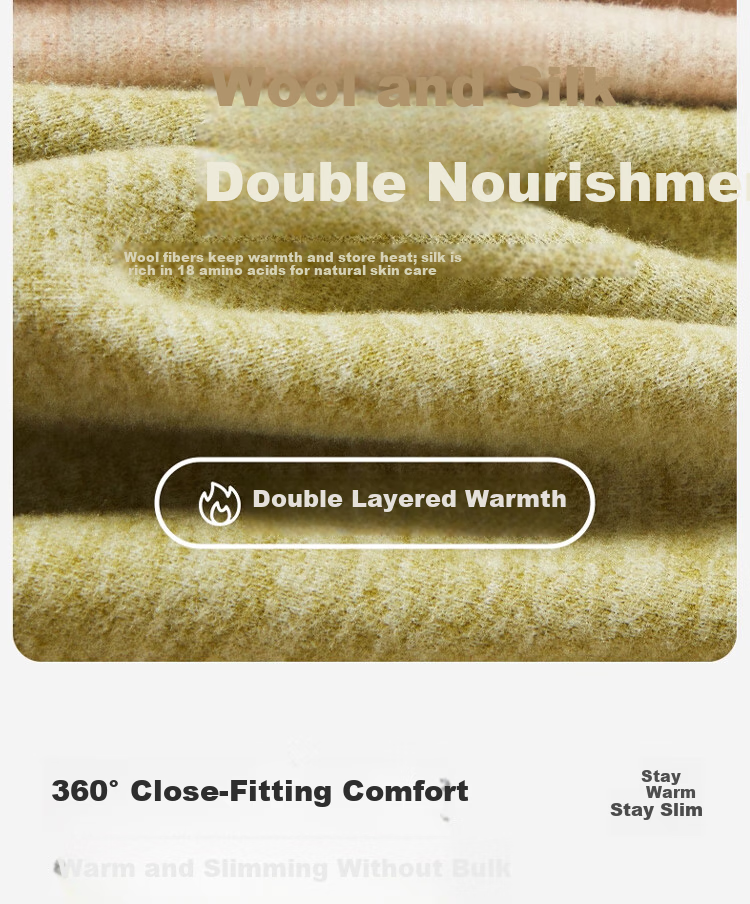 GRACEWELL Plus Size Women's Thermal Leggings Autumn Pants Wool Silk Loose Winter Bottoms for Up to 200 Jin 9