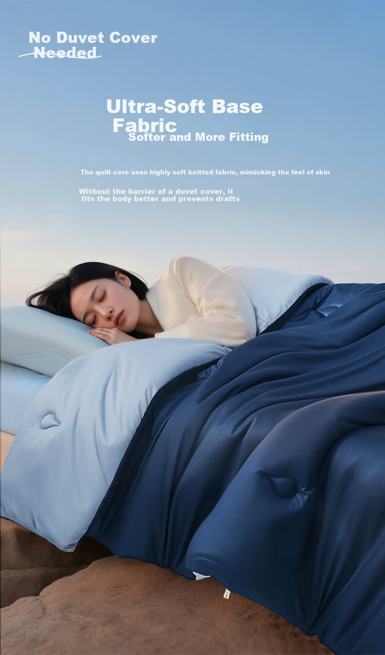 Fuanna Smart Core Deep Sleep Temperature Control Quilt Spring and Autumn Quilt Pro Class A Quilt Core 5.3 lbs 230*229cm 5