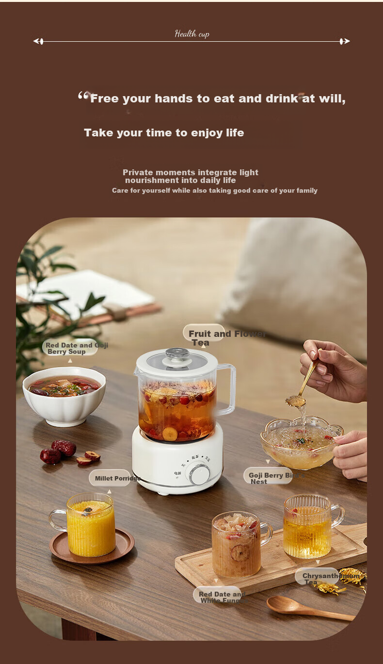 Aishier Practical Health Pot Gift Box Electric Stewing Cup Business Souvenir Gift for Nurses Day and Mother's Day Employee Event Gifts 9