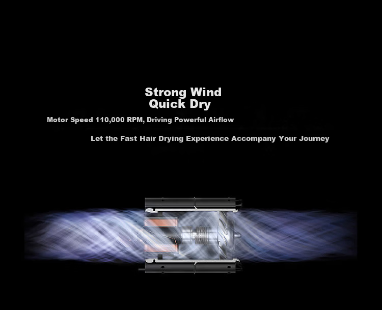 DYSON travel Hair Dryer, Smaller And Lighter, Global Voltage Compatible, Quick-Drying Hair Care, Gift Recommendation, Single Nozzle HD19 [Price Protection 618] 5